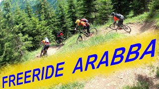 MTB Dolomiti Sellaronda 03.07.2021 sentiero FREERIDE ARABBA