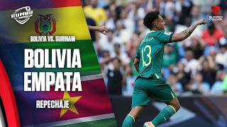 Gol de Moisés Paniagua en Bolivia vs. Surinam del Repechaje FIFA | Telemundo Deportes