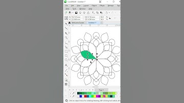 How to Create a Rangoli Design in Corel Draw  #corel #graphicdesign #graphicsdesign #photoshop