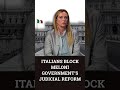 Italians Block Meloni Government’s Judicial Reform
