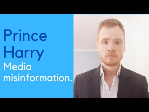 Prince Harry- GQ Awards, media misinformation.