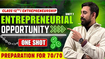 Entrepreneurial Opportunity | Chapter 1 | EP | One Shot