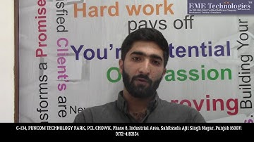 Android Training in Mohali | Chandigarh University | Student Feedback | Ahmad Zohal Azizi