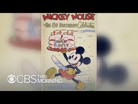 Rare Mickey Mouse posters from the 1930s and 40s hit the auction
