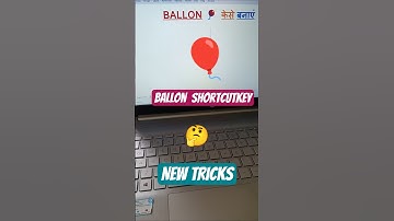 Ballon 🎈Ms Word Shortcut Tricks #shorts #virlshort #computer #tranding #tricks