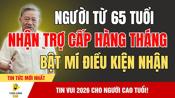 Sốc Toàn Quốc: Người Từ 65 Tuổi Được Nhận Trợ Cấp Hàng Tháng 2026! | Toàn Cảnh 365