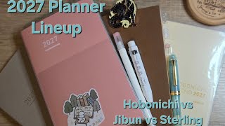 My 2027 Planner Lineup: Jibun Techo vs Hobonichi Cousin vs Sterling Ink (A5 Slim Comparison)