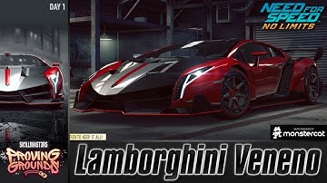 Need For Speed No Limits: Lamborghini Veneno | Proving Grounds (Day 1 - Warm-Up)