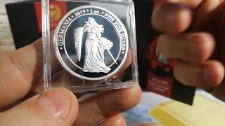 2019 Proof Germania Silver 9999 Coin Unboxing!!