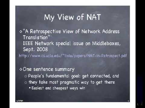 Network Address Translation and IPv4 Address Exhaustion   A Mechanism to Transition to IPv6