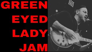 Video thumbnail of "Green Eyed Lady Classic Rock Guitar Jam Track (E Minor)"