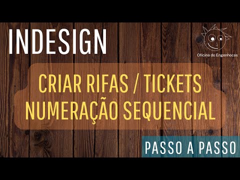Indesign - Create raffles / tickets with sequential numbering