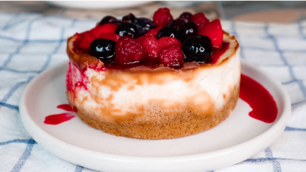 CHEESCAKE CON QUESO RICOTTA / DELICIOSO, BAJO EN GRASA Y AZÚCAR 😍  ELLA ES ANNIE