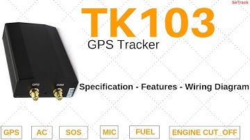 TK103 GPS Tracker | Specifications | Functions | Wiring Diagram | How to Use | SeTrack GPS