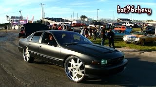 FLAT BLACK 1996 Impala SS on 26" Amani Forged Wheels - 1080p HD