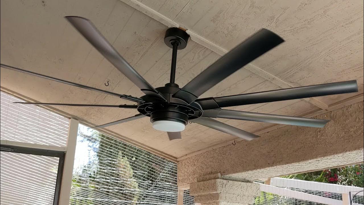 Fanimation Slinger V2 Indoor Outdoor Ceiling Fan with LED. 72 inch