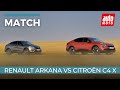 Renault arkana vs citron c4 x  berline surleve ou suv coup 