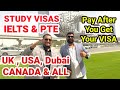 Study In Canada, UK, USA or DUBAI II Get Help for Rejections, For Student Visa Success, IELTS &amp; PTE