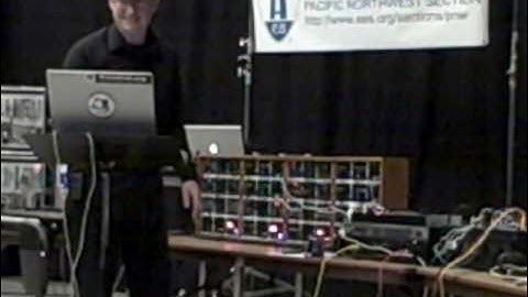 Red Martian at the New Wave Modular Synthesizer PNW AES Meeting - Part 1