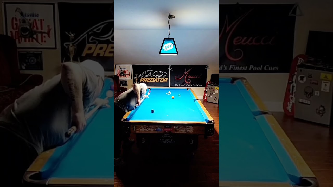 Image of video the 9 ball run out against the GHOST!#billiards #pool #9ball #poolplayer #runout 9