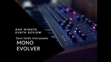 ONE MINUTE SYNTH REVIEW!!! Ep. 5 DSI Mono Evolver (Dave Smith Instruments)