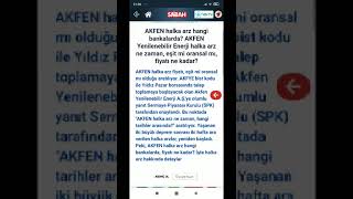 Akfye Akfen Halka Arz Ne Zaman?