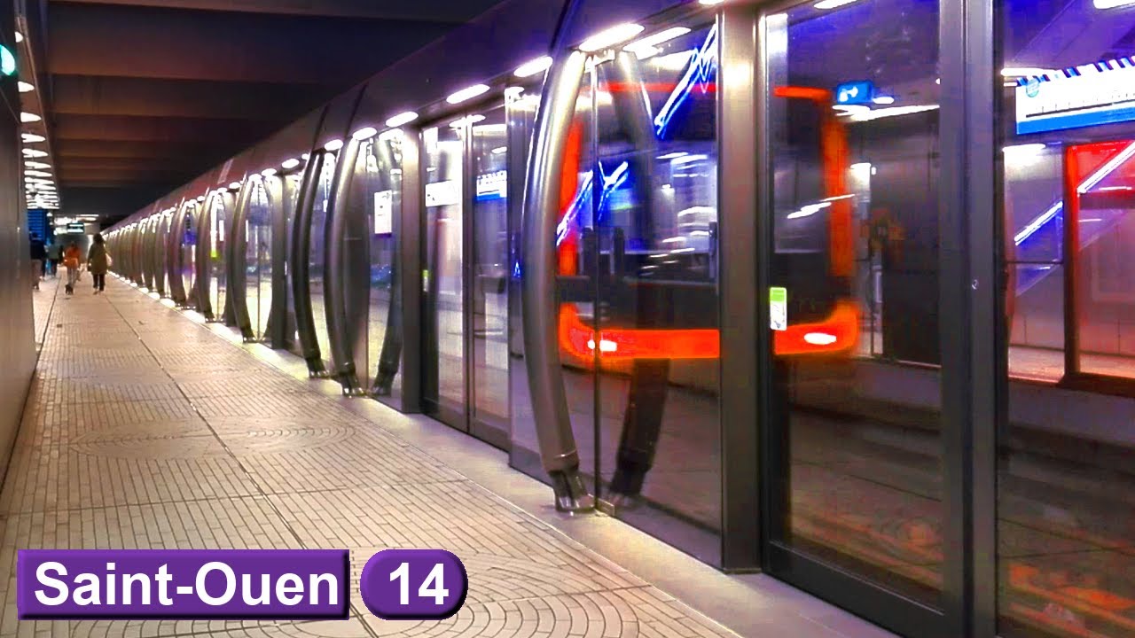 Mp14 Ratp Saint-Ouen | Ligne 14 : Métro de Paris ( RATP MP14 - MP89 ) - YouTube