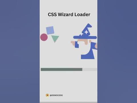 Pure CSS Wizard loader || #animation #css #wizardloader #loader - YouTube