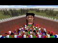 POV Auughh | Color Obunga Selene &amp; All Nextbots Fire IN The Hole in Garry's Mod #nextbots #garrysmod