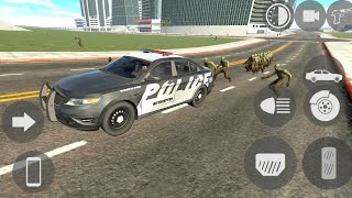 Police car vs zombies but time is limited gameplay screenshot 2