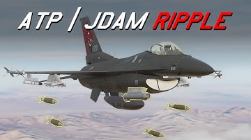 DCS F 16 Tutorial Ripple Multiple JDAMs with the Advanced Targeting Pod