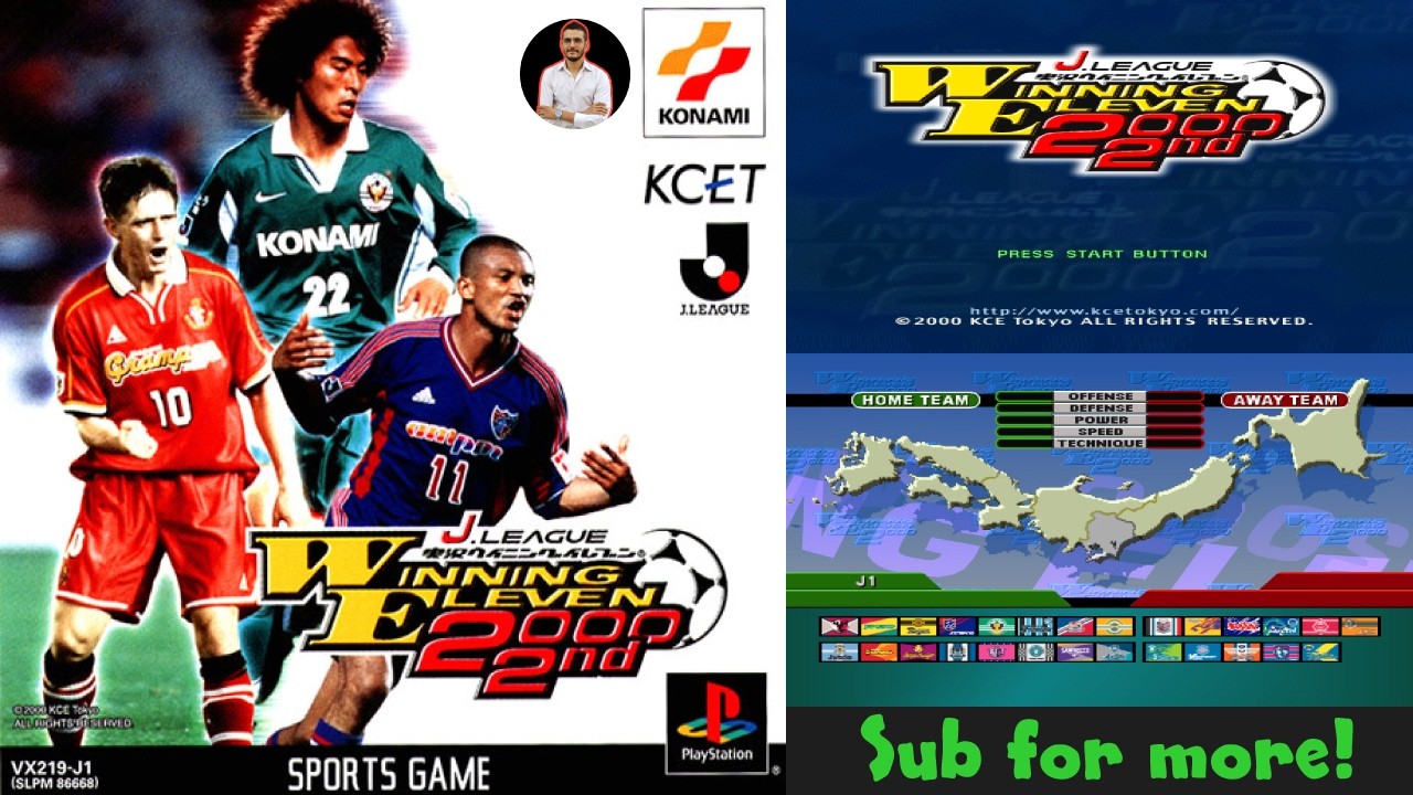 J.League Jikkyou Winning Eleven 2000 2nd – PlayStation (PS1