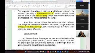 Abhidhamma in Daily Life 1B: Concept and Reality