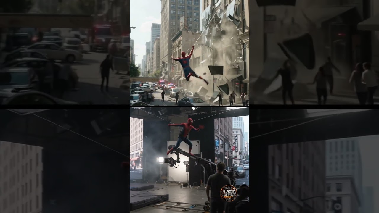 🎬 MOVIE VS REALITY — SUPERHERO INSIDE A GIANT GLASS MALL
