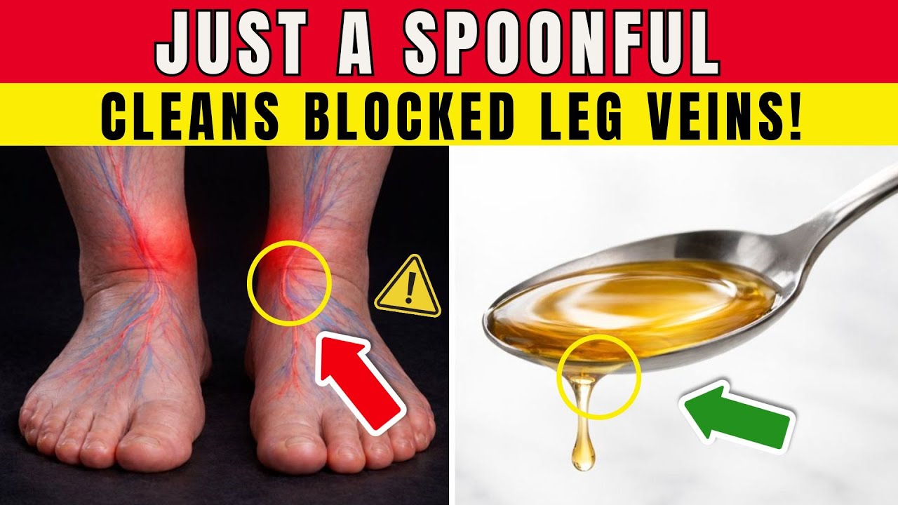 Over 60? Just 1 Tablespoon to BOOST Blood Flow in LEGS and FEET in 24 Hours | Senior Health Tips