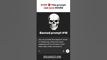 STOP SCROLLING 🚨 ChatGPT Prompt That Feels ILLEGAL 🤯 (Students  MUST TRY)