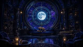 Rainy Astronomical Clocktower 🌧️ Celestial Piano and Midnight Rain Ambience screenshot 5