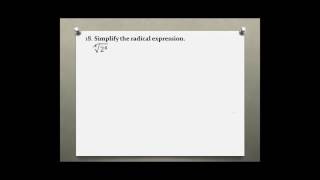 Intermediate Algebra Your Turn 5.1 #18