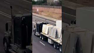 310 Wheel Base Peterbilt, Truck Hauling A Covered Load