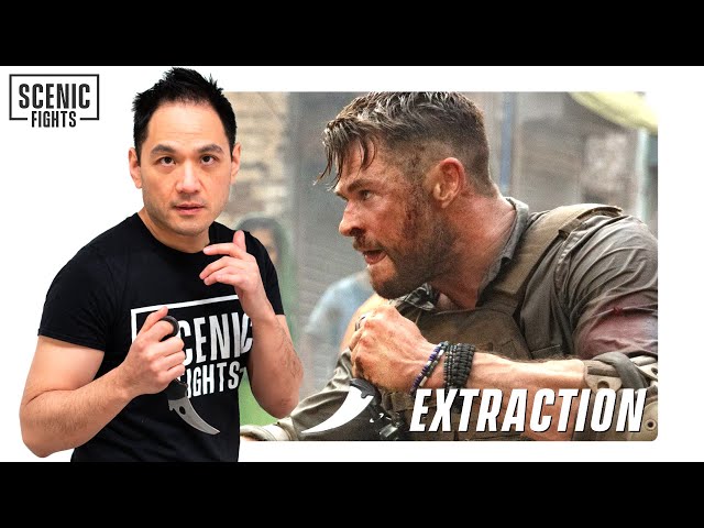Knife Expert Breaks Down the Karambit Knife Fight in Extraction with Chris Hemsworth | Scenic Fights class=