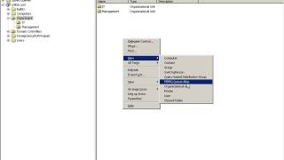 23. How to Create organizational unit OU_Window Server 2003