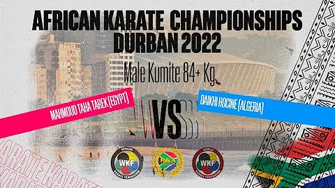 Male Kumite 84+ Kg: MAHMOUD TAHA TAREK (EGYPT) vs ...