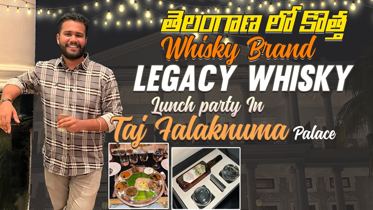 Legacy Whisky Launch Party by Bacardi India | Taj Falakunama Palace, Hyderabad | Nom Nom Foodie #64
