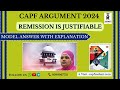 Remission Policies | Argument | CAPF Paper || 2024 | Click link in Comment Box to Join Free Sessions
