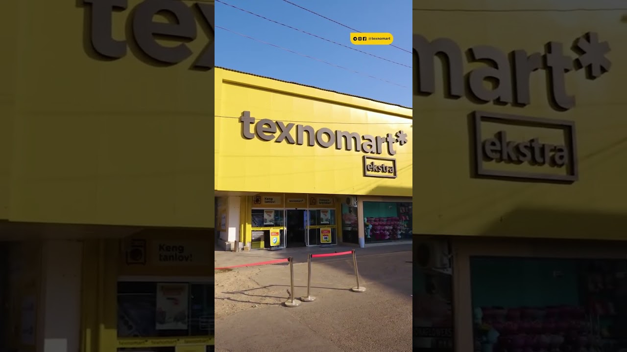 😉 Eng sifatli texnikalar va dunyo tan olgan brendlar, albatta ... texnomart'da!