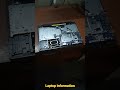 laptop information