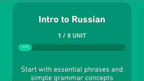 *Let’s learn Russian with Duolingo