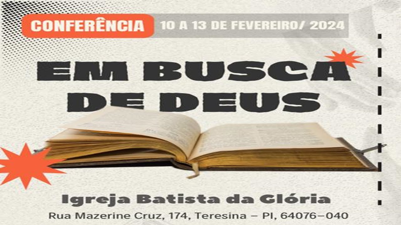 CONFERÊNCIA TUDO PARA CONHECER A DEUS - AMOR - JANDRO FERREIRA | 13.02.2024