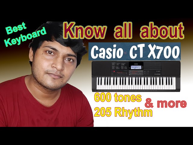 More on the Casio CT-X700 Keyboard 