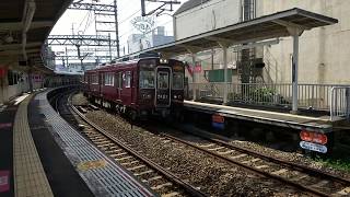 阪急5100系5128F 石橋駅発車 6011F入線